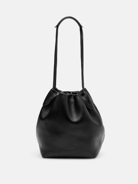 Loro Piana Bale Softy Small leather bucket bag