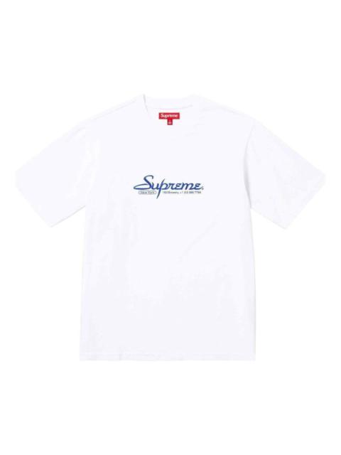 Supreme Contact S/S T-Shirt 'White Blue' SUP-SS24-169