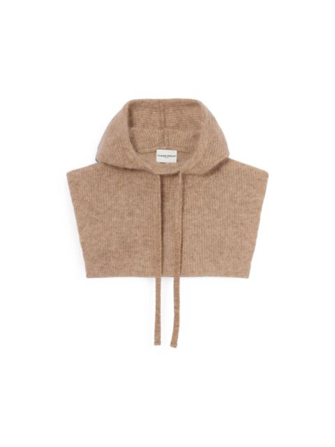 Claudie Pierlot ribbed drawstring beanie hat