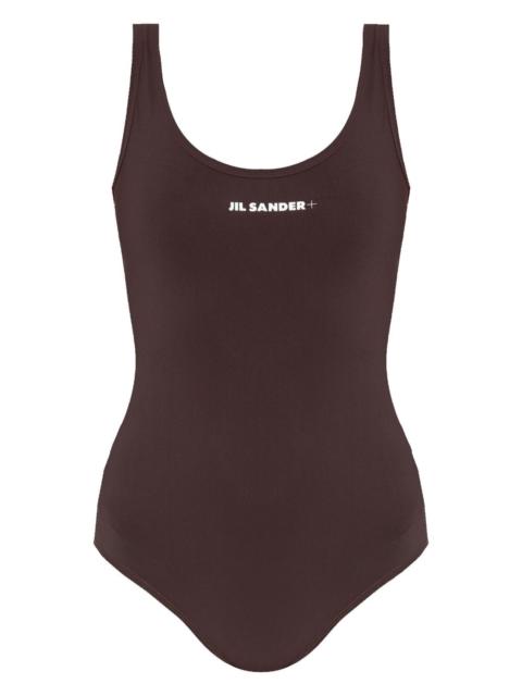 Jil Sander logo-print swimsuit