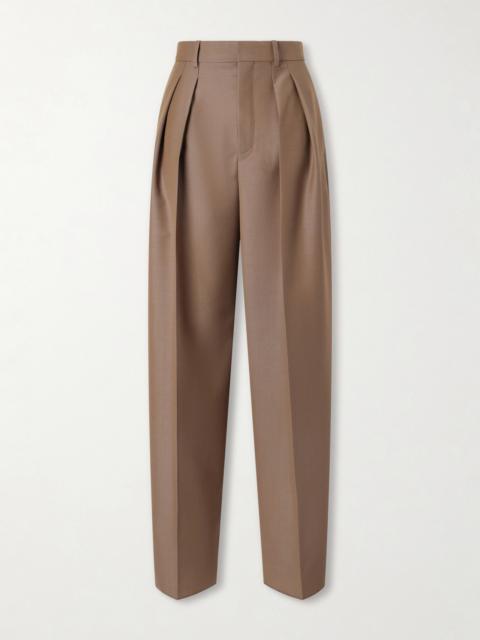 SAINT LAURENT Straight-leg Wool-blend Pants