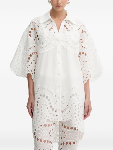 Charo Ruiz Tao broderie anglaise top