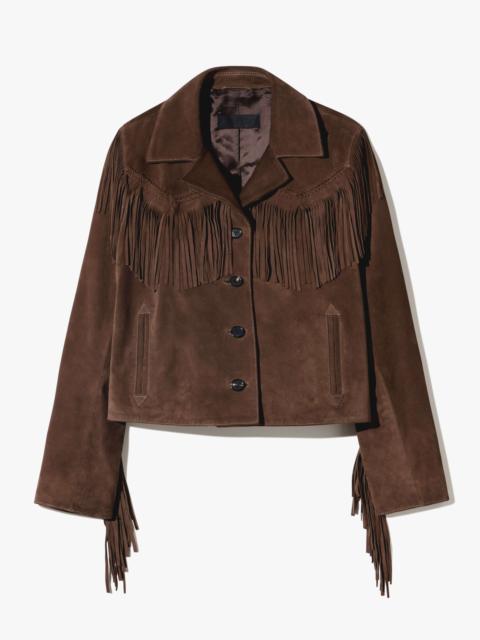 NILI LOTAN ELOI SUEDE JACKET