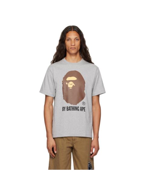 A BATHING APE® Gray 'By Bathing Ape' T-Shirt