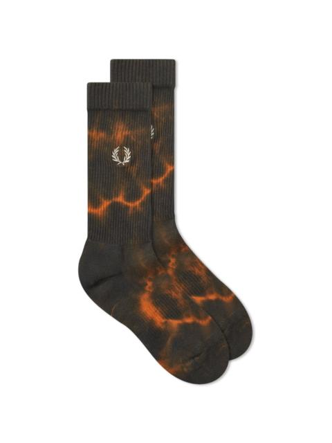 Fred Perry Fred Perry Tie Dye Graphic Sock