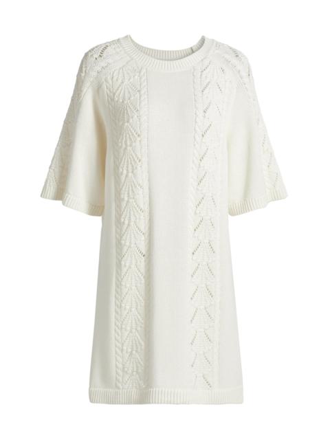 Loulou de Saison Women's Arman Oversized Minidress - Ivory