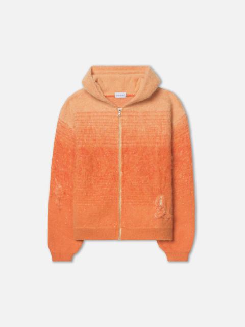 John Elliott GRADIENT MOHAIR FULL-ZIP