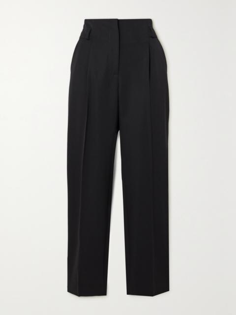 Max Mara Celtico Wool And Mohair-blend Twill Tapered Pants