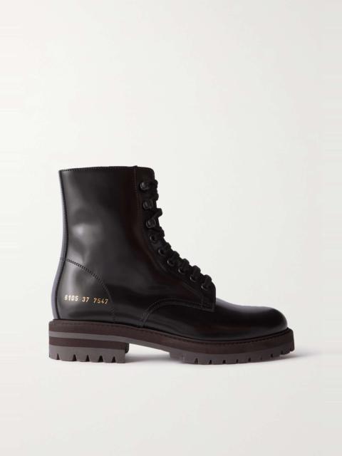 Common Projects Leather combat boots