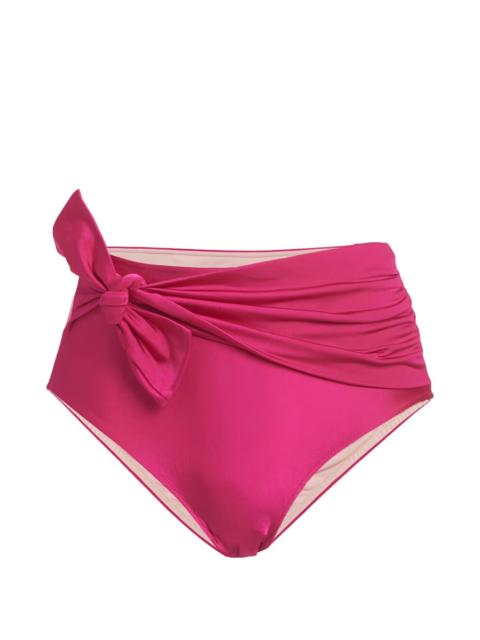 PatBO high-waisted tie bikini bottoms