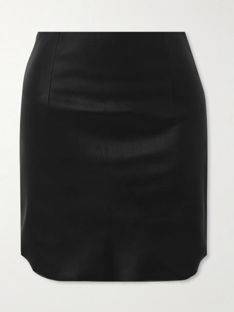 STOULS Stretch-leather Mini Skirt