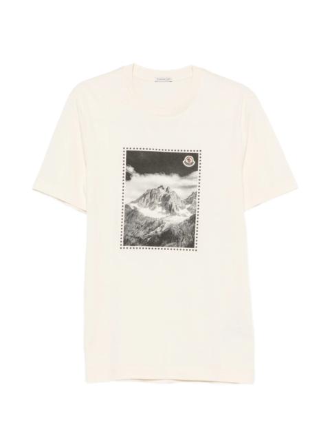 Moncler Moncler Mountain-print T-shirt