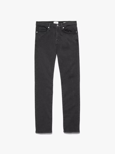 L'Homme Slim Twill in Garage Faded Black