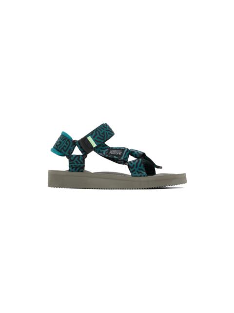 Blue & Gray DEPA-Cab-PT06 Sandals