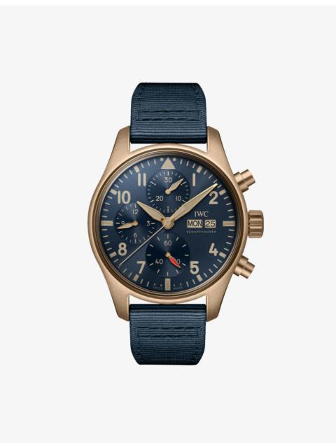 IWC Schaffhausen Pilot's Chronograph Bronze Automatic Watch 41mm