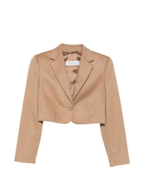 Max Mara cropped single-breasted jacket