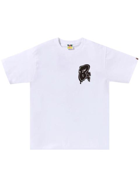 BAPE Graffiti B One Point Tee 'White'