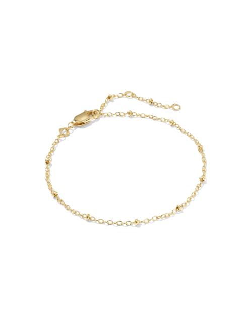 KENDRA SCOTT Evelyn 14k Gold-Filled Single Satellite Chain Bracelet