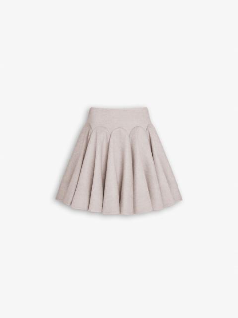 Alaïa CASHMERE PEPLUM SKIRT