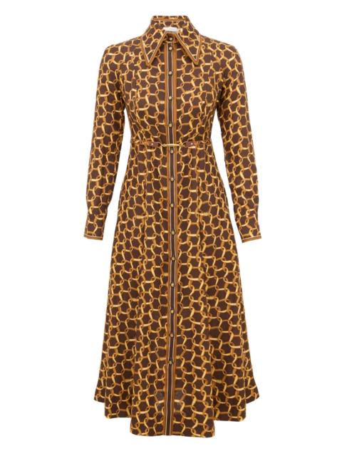Zimmermann PANELLED MIDI DRESS