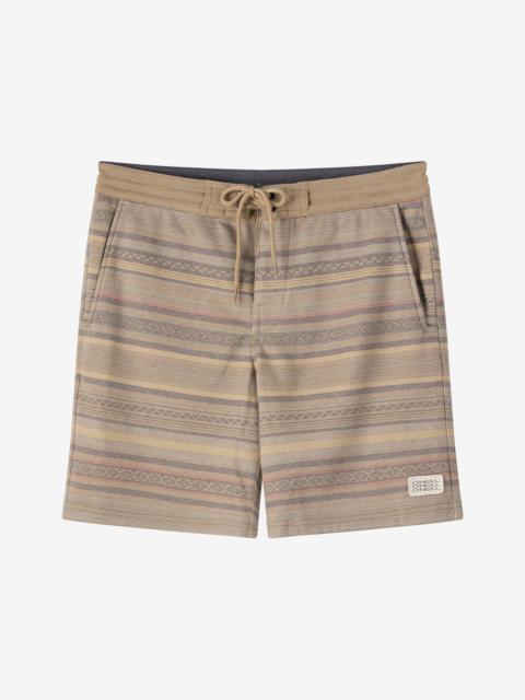 O'Neill Cortez Elastic Waist 18" Fleece Shorts