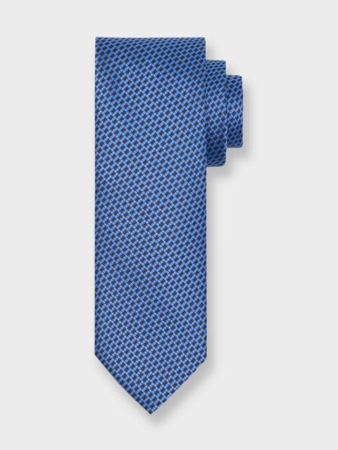 Men's Silk Micro-Basketweave Tie