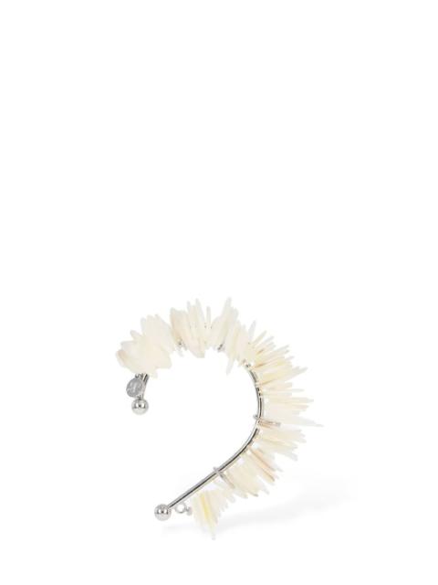 courrèges Coral mother of pearl mono ear cuff