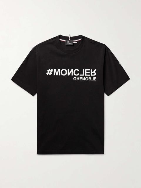 Moncler Grenoble Slim-Fit Logo-Appliquéd Cotton-Jersey T-Shirt