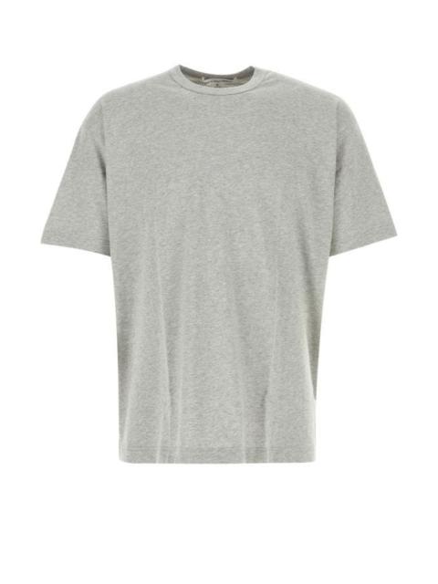 Melange grey cotton t-shirt