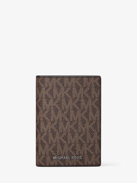 MICHAEL KORS Hudson Signature Logo Bi-Fold Card Case