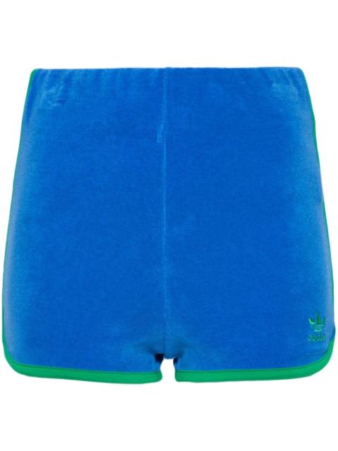 adidas trefoil-logo terry-cloth shorts