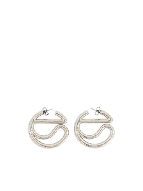 COPERNI C-logo hoop earrings
