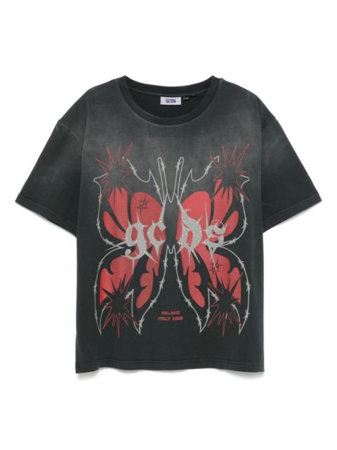 GCDS Butterfly T-shirt