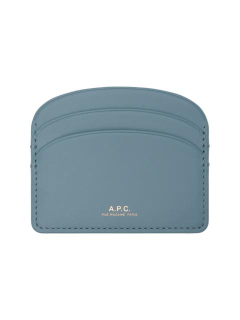 A.P.C. A. P.C. Blue Demi-Lune Card Holder