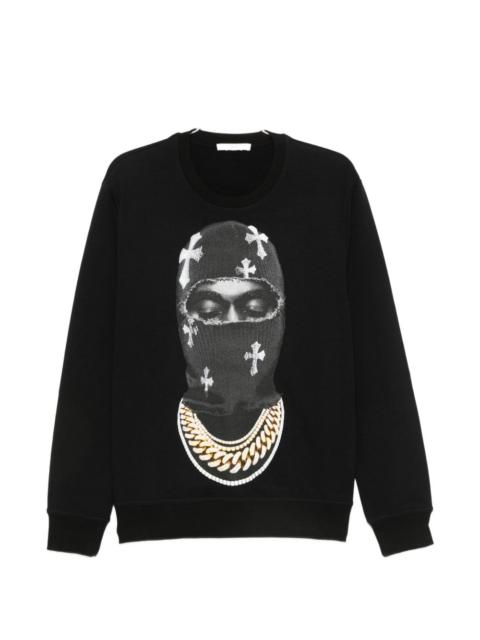 ih nom uh nit graphic-print sweater