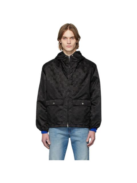 GUCCI Black Nylon GG Jacket