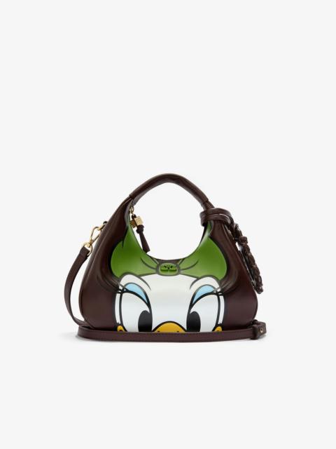 DAISY DUCK MINI HOBO BAG IN BROWN