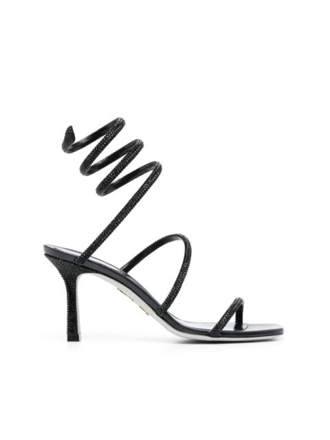 RENE CAOVILLA Cleo crystal 85mm sandals