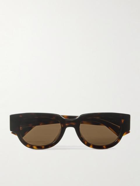 Bottega Veneta Round-frame Tortoiseshell Acetate And Gold-tone Sunglasses