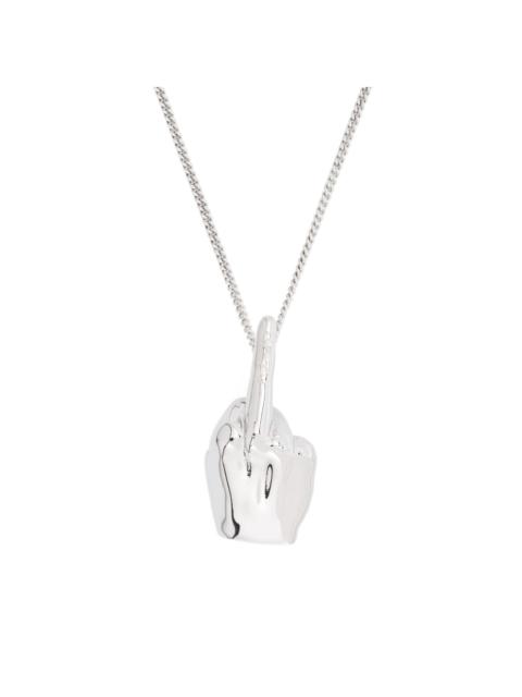 Y/Project polished hand-pendant necklace