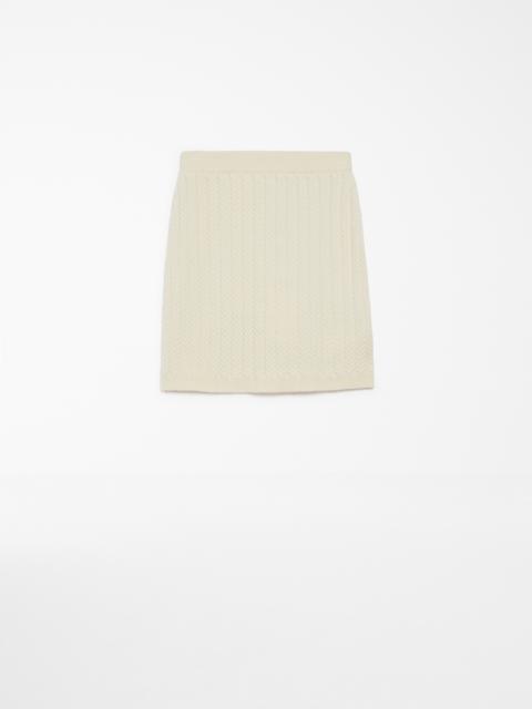 EARRY1 Soft knit mini skirt