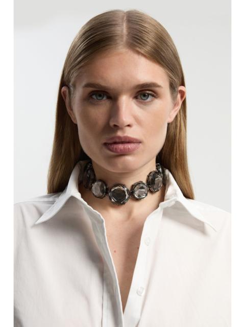 KAREN MILLEN Crystal Look Chunky Choker