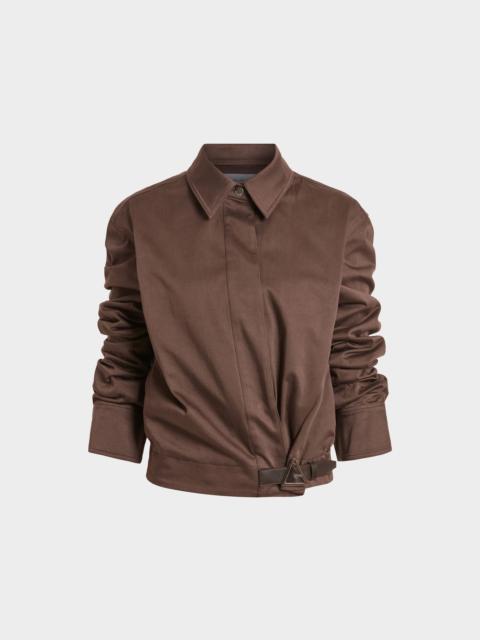 JOLIE JACKET IN COTTON SATEEN