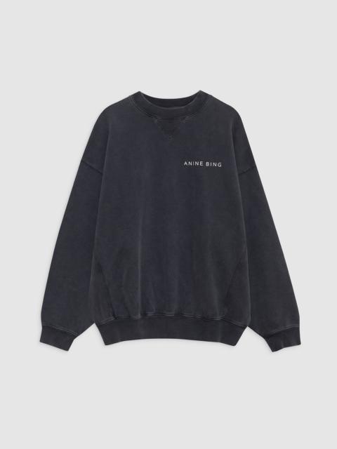 ANINE BING Jaci Sweatshirt Twisted Snake - Washed Black