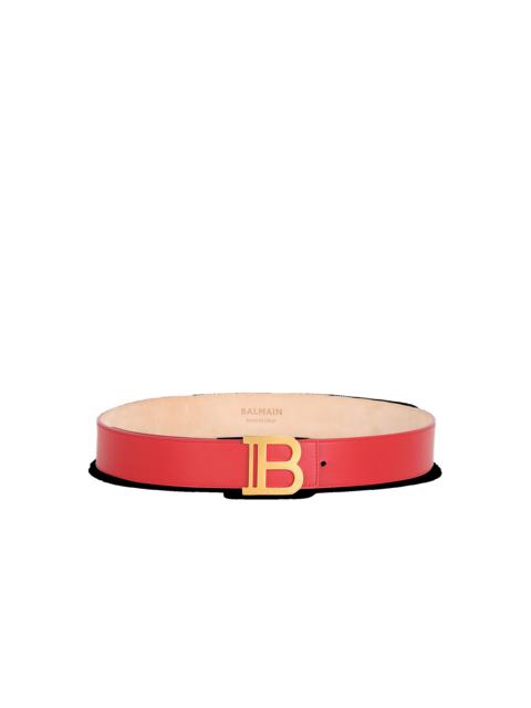 Balmain HIGH SUMMER CAPSULE - Leather B-Belt belt