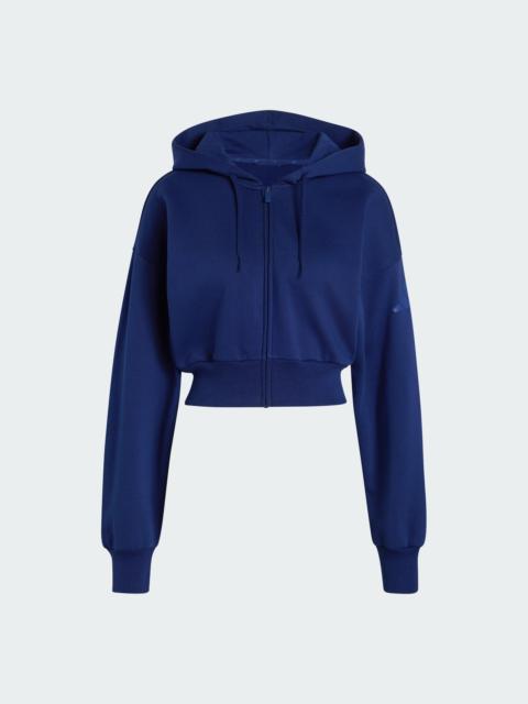 adidas Essentials Contemporary Fleece Full Zipper Hooded Jacket