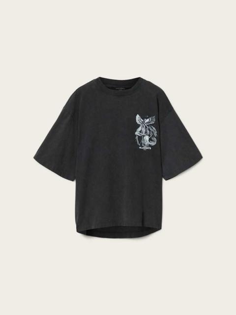 ALLSAINTS SERAPH AMELIE OVERSIZED GRAPHIC T-SHIRT