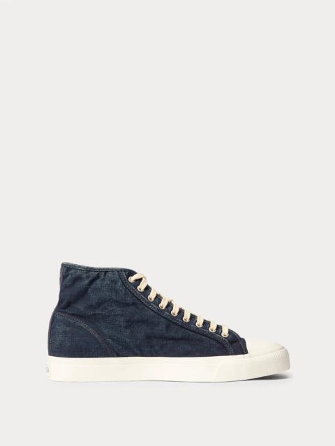 RRL by Ralph Lauren Mayport Indigo Canvas Sneaker