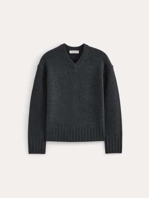 EVERLANE V-NECK SWEATER IN EXTRAFINE LUXE MERINO