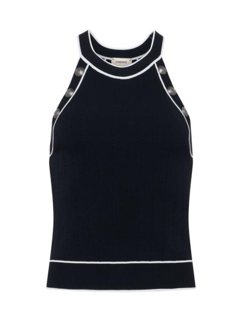 L'AGENCE Rosemary Button Tank